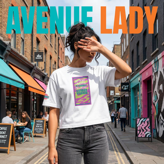 T-shirt boxy - Lady