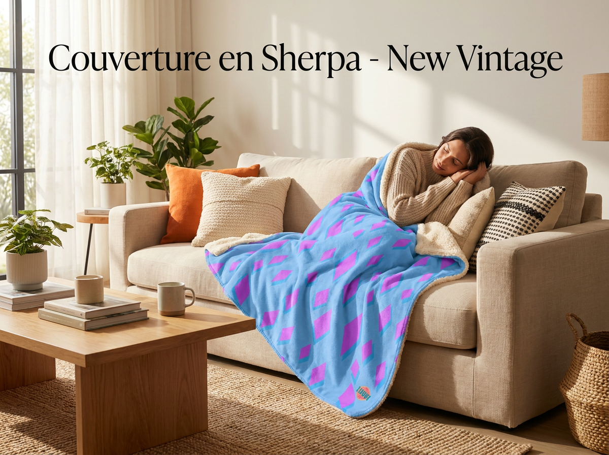 Couverture en Sherpa - New Vintage