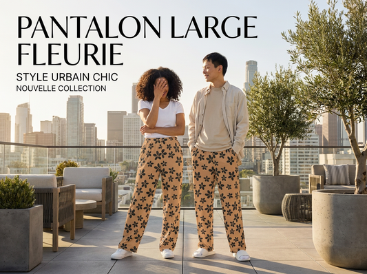 Pantalon large Fleurie